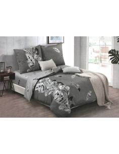 KOMPLET POSĆIELI ELWAY 140X200+70x80CM SATYNA-BAWEŁNA... 2