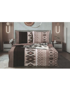 KOMPLET POSĆIELI ELWAY 140X200+70x80CM SATYNA-BAWEŁNA... 2