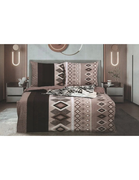 KOMPLET POSĆIELI ELWAY 140X200+70x80CM SATYNA-BAWEŁNA 100%-NAJWYŻSZA JAKOŚĆ