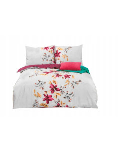 KOMPLET POSĆIELI ELWAY 140X200+70x80CM SATYNA-BAWEŁNA...