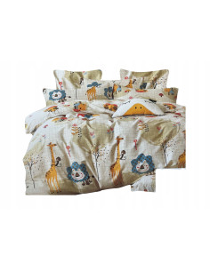 POŚCIEL DZIECIĘCA BAWEŁNA-SATYNOWA 160x200+POSZEWKI 70X80...