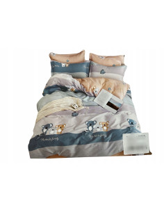 POŚCIEL DZIECIĘCA BAWEŁNA-SATYNOWA 160x200+POSZEWKI 70X80...