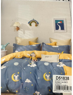 POŚCIEL DZIECIĘCA BAWEŁNA-SATYNOWA 160x200+POSZEWKI 70X80... 2
