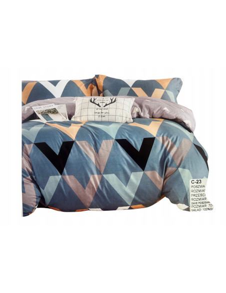 Pościel PARIS 160X200+2X 70X80+Prześcieradło-100% BAWEŁNA-PREMIUM