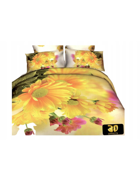 Pościel 3D 200X220+2x70x80 UNIKAT Bawełna-Satyna/Antyalergiczna