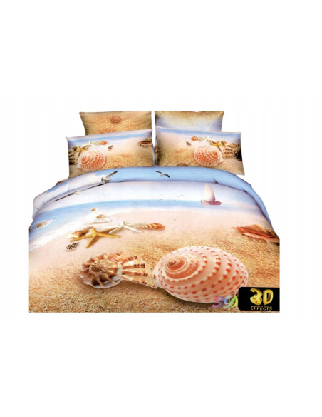 Pościel 3D 200X220+2x70x80 UNIKAT Bawełna-Satyna/Antyalergiczna