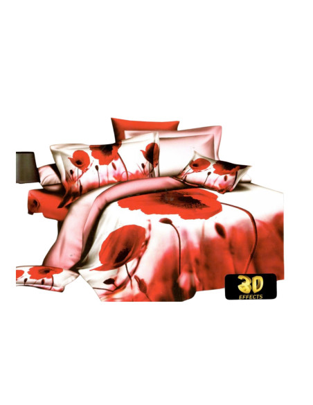 Pościel 3D 200X220+2x70x80 UNIKAT Bawełna-Satyna/Antyalergiczna