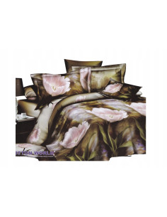 Pościel Mikrofibra 3D 200x220+2x70x80-Certyfikat Wysoka...