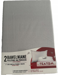 Poszewki Bawełniane 40x40 2 Sztuki Zestaw PREMIUM Grube...