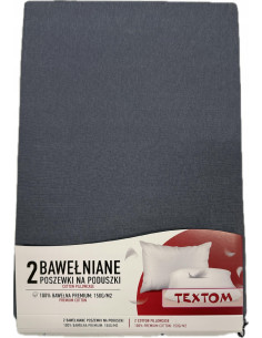 Poszewki na Poduszki 70x80 2 Sztuki Bawełna na Zasuwak...