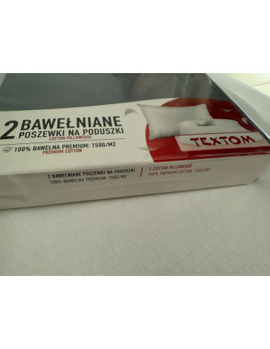 Poszewki na Poduszki 70x80 2 Sztuki Bawełna na...