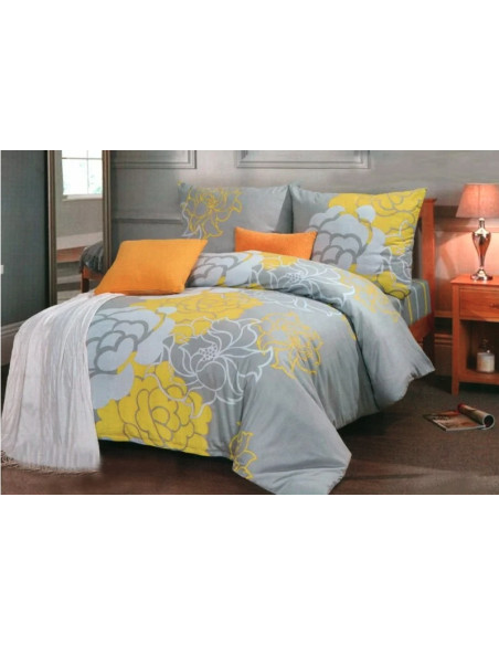 KOMPLET POSĆIELI ELWAY 160X200+70x80CM SATYNA-BAWEŁNA 100%-NAJWYŻSZA JAKOŚĆ