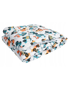 KOŁDRA LETNIA 100x135 CIENKA DLA DZIECKA PIKOWANA Z...